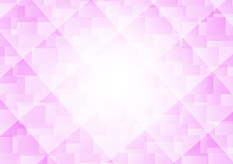 Pink and white color geometric overlap abstract background modern design, Vector illustration with copy space
