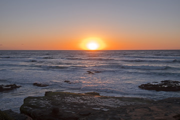 Fototapeta na wymiar San Diego Sunset Beach