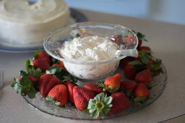 Strawberries and cream