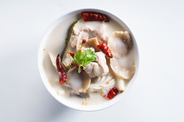 chicken coconut soup