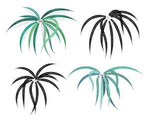 Leaf illustration object. vector eps10.