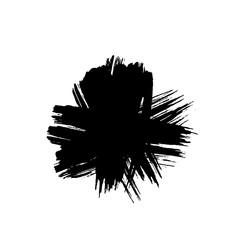 Ink vector dry brush stroke. Vector illustration. Grunge hand drawn watercolor texture. Space for text.