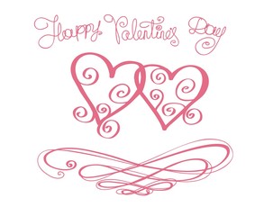 Vector of hand cursive writing letters written phrases as 