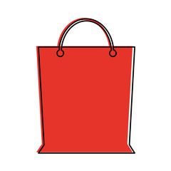 Shopping bag isolated icon vector illustration graphic design