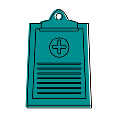 Medical history isolated icon vector illustration graphic design