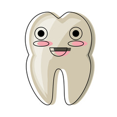 kawaii tooth icon image