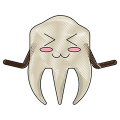 kawaii tooth icon image