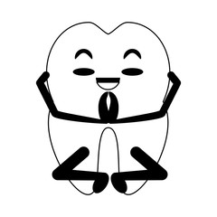 kawaii tooth icon image