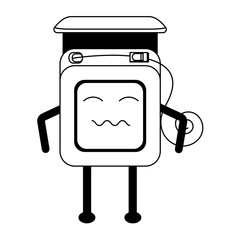 kawaii dental floss icon