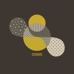 Cosmos. Vector illustration. Can be used for advertising, marketing, presentation.