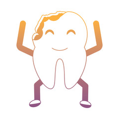 kawaii tooth icon image