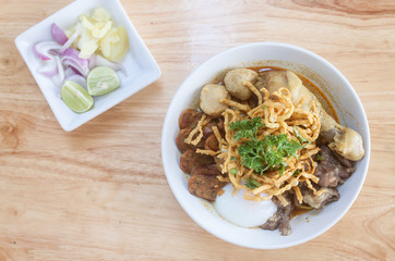 Khao Soi Recipe, Curried Noodle Soup with Chicken