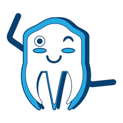 kawaii tooth icon image