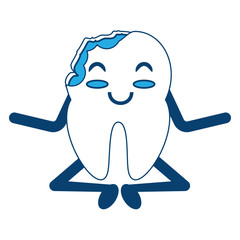 kawaii tooth icon image