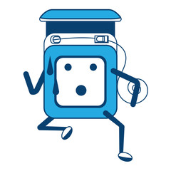 kawaii dental floss icon