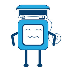 kawaii dental floss icon