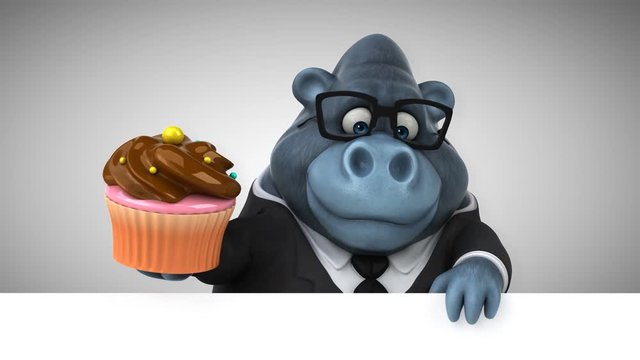 Fun gorilla - 3D Animation