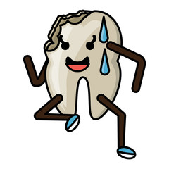 kawaii tooth icon image