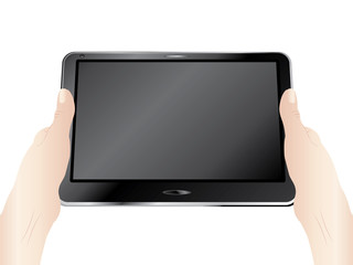 Digital Tablet in Hands