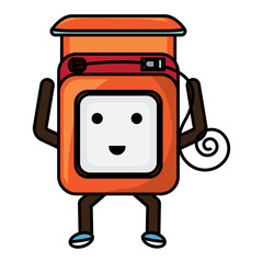 kawaii dental floss icon