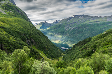 Norway, Geiranger landscape