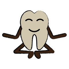 kawaii tooth icon image