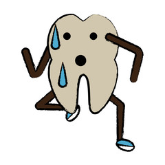 kawaii tooth icon image