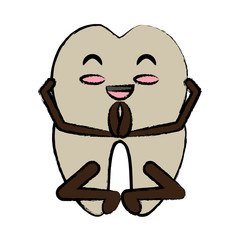 kawaii tooth icon image