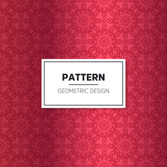 Ethnic floral seamless pattern with mandalas