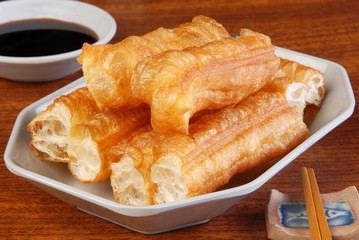 Chinese tradition food- Fried bread stick   