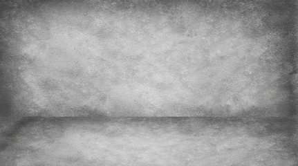 Empty Room with Concrete Wall