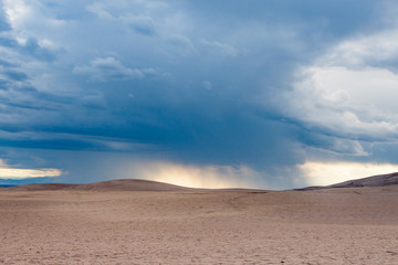 Fototapeta na wymiar Storm over Sand DUnes