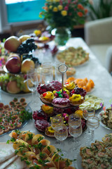 Very tasty desserts at festive evenings