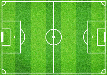 Fototapeta premium Soccer football grass field