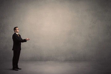 Businessman standing