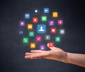 Hand holding applications