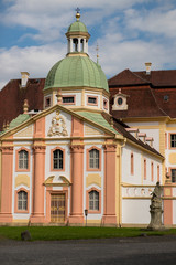 Fototapeta na wymiar Monastery Marienthal in Saxony