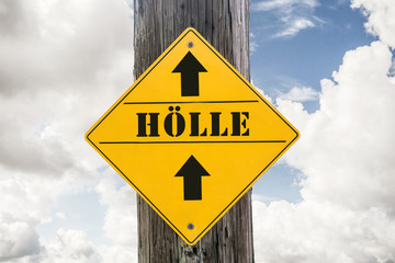Schild 271 - Hölle