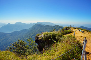 Landscape of Phu Chee Fa, Chiang Rai Thailand