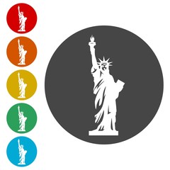 Statue of Liberty icon - Illustration 