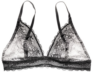 Lacy bra isolated