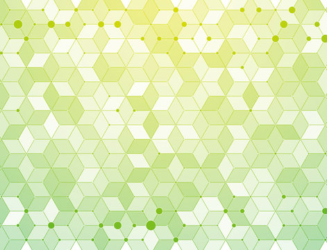 Green Medical Molecules Connection Background Vector