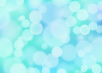 Fototapeta premium Blue bokeh effect