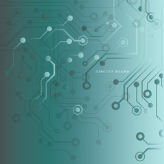 Circuit board, technology background. Vector illustration. EPS 10