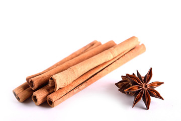  Isolate Cinnamon Sticks and Anise Asterisks stars