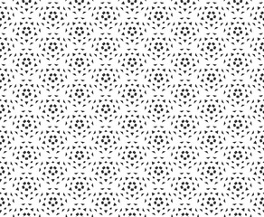 Abstract geometric Seamless pattern . Repeating geometric Black and white texture. geometric decoration