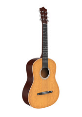 Naklejka premium Acoustic Guitar Isolated