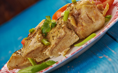 Grilled minty chicken