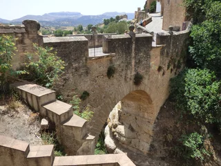 Ingelijste posters Ronda Puente Nuevo Ronda, ciudad historica de Malaga en Andalucia España  © VEOy.com