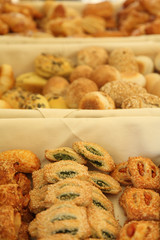 mixed savoury pastries